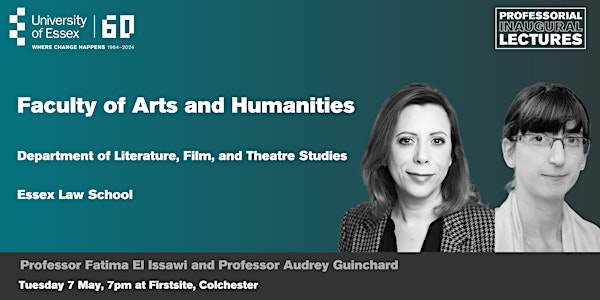 Professorial Inaugural Lectures: Faculty of Arts and Humanities