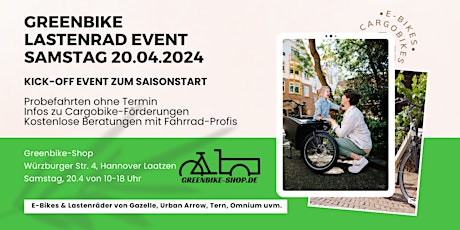 Greenbike-Event: Kick-Off zur Fahrrad-Saison 2024