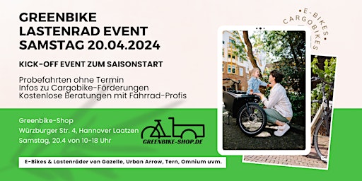 Hauptbild für Greenbike-Event: Kick-Off zur Fahrrad-Saison 2024