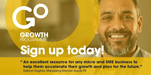 Immagine principale di Register Your Interest: Go Growth Programme 