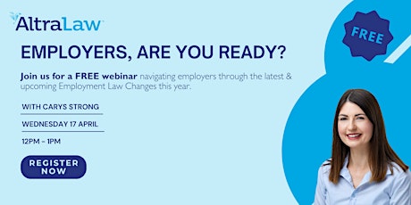 Free Webinar: Navigating the Latest & Upcoming Employment Law Changes