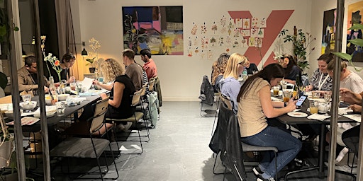 Immagine principale di Watercolour and Wine : Evening class, East London 