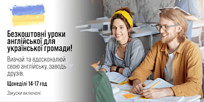 Free Weekly English Class for Ukrainians in Dublin South primary image