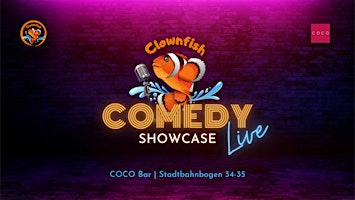 Immagine principale di CLOWNFISH Showcase Open Mic | Stand-Up Comedy auf Deutsch | Wien @COCO Bar 