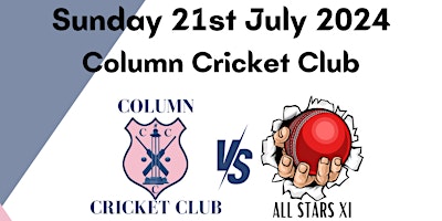 Column CC vs All Star XI Cricket Match (12pm start) primary image