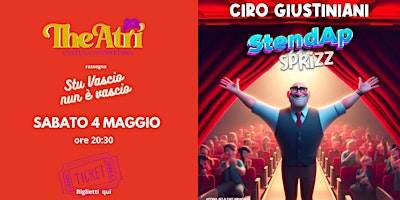 Imagem principal do evento CIRO GIUSTINIANI in StendAp SpriZz - spettacolo con degustazione al Theatri