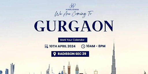 Upcoming Dubai Real Estate Expo in Gurgaon primary image