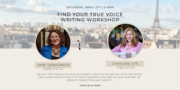 Finding Your True Voice Writing Workshop