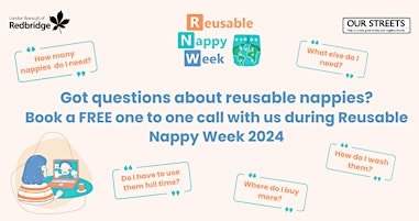 Primaire afbeelding van Reusable Nappy Week 121 calls (Redbridge Residents)