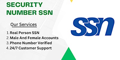 Buy SSN Number  primärbild