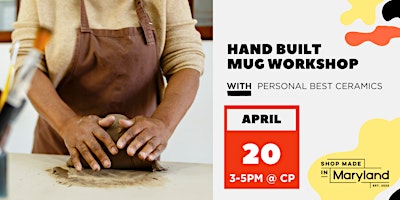 Primaire afbeelding van Hand Built Mug Workshop w/Personal Best Ceramics