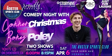 EARLY SHOW: Hilarious Comedy duo of Conner Christmas & Bonez Poley