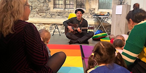 Immagine principale di Free Under 5s Family Workshop: Music and Storytelling with Paul Rubenstein 