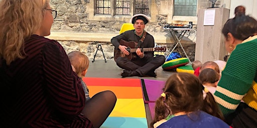 Primaire afbeelding van Free Under 5s Family Workshop: Music and Storytelling with Paul Rubenstein