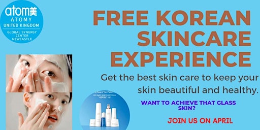 Imagem principal do evento Free Korean Skincare Experience