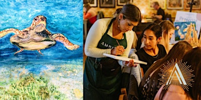 Imagem principal do evento Prosecco and Paint - Under the Sea, Turtle Takeover