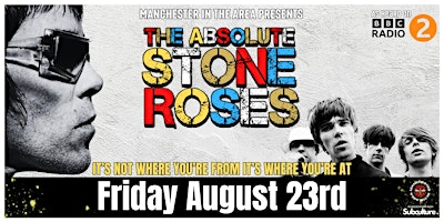 The Absolute Stone Roses (Tribute) LIVE at The Lodge Bridlington primary image