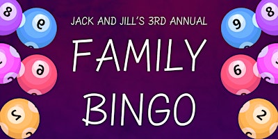 Imagem principal do evento Jack and Jill Family Bingo