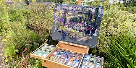 Yorkshire Lavender Expressive Pastel Outdoor workshop, North Yorkshire