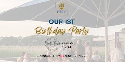 The Poole Property Club's 1st Birthday primary image