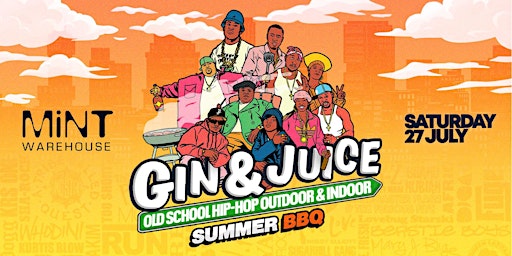 Primaire afbeelding van Old School Hip-Hop Outdoor & Indoor Summer BBQ - Leeds 2024