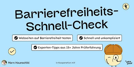 Digitale Barrierefreiheit: Easy Checks nach W3C