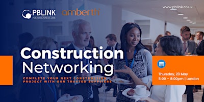 Imagem principal do evento Construction Networking London 23.05.24