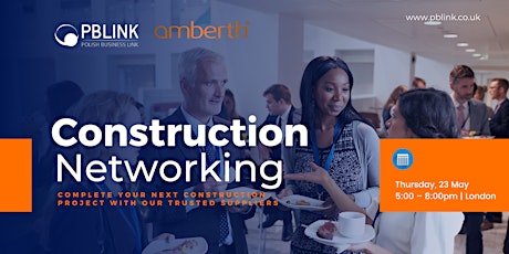 Primaire afbeelding van Construction Networking London 23.05.24