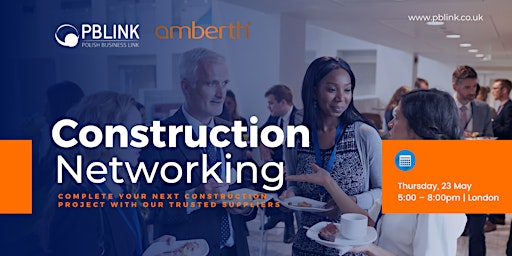 Imagem principal do evento Construction Networking London 23.05.24