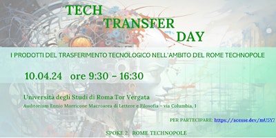 Hauptbild für TECH TRANSFER DAY