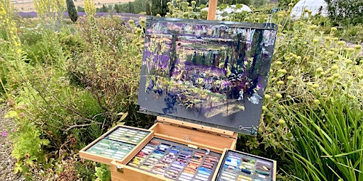 Yorkshire Lavender Pastel and painting outdoor workshop, North Yorkshire