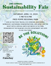 Rain Barrel Workshop at Palm Bay Sustainability Fair primary image