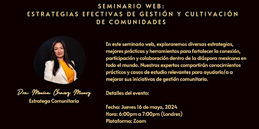 Imagen principal de Seminario Web: Estrategias Efectivas de Gestión de Comunidades