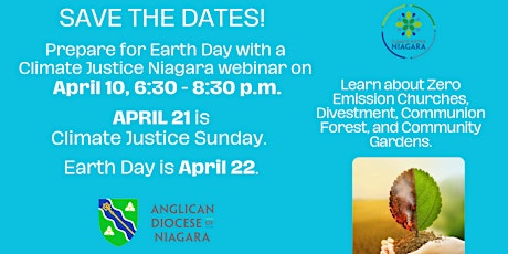 Preparing for  Earth Day with Climate Justice Niagara