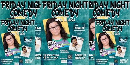 FRIDAY NIGHT COMEDY  - Jessie Campbell with De' Angelo Funches primary image