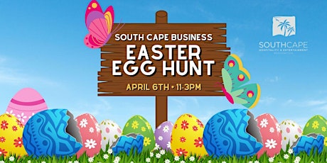 Primaire afbeelding van South Cape Business Easter Egg Hunt & FREE Easter Bunny Photo Booth