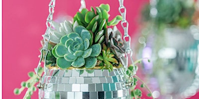 Plant Night-Taylor's Version- "I'm still Bejeweled"-Disco Ball Planter primary image