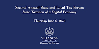 Imagem principal do evento Second Annual State and Local Tax Forum