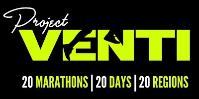 Project Venti: 20 Marathons in 20 Days in 20 Regions of Italy primary image