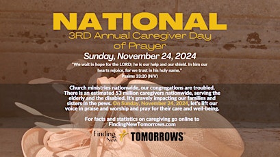 National 3RD Annual Caregiver Day of Prayer