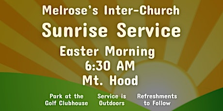 Easter Sunrise Service