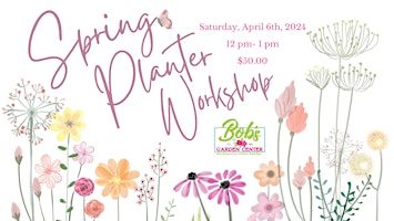 Spring Planter Workshop primary image