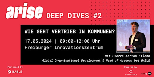 Deep Dive #2: Vertrieb in Kommunen primary image