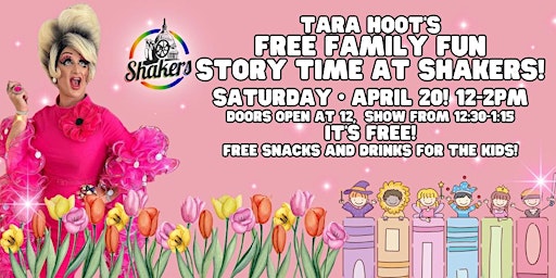 Primaire afbeelding van Family Fun Story Time at Shakers with Tara Hoot