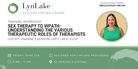 Sex therapy to WPATH-understanding the therapeutic roles of therapist