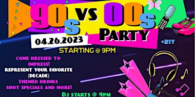 Image principale de 90s vs 00s Party