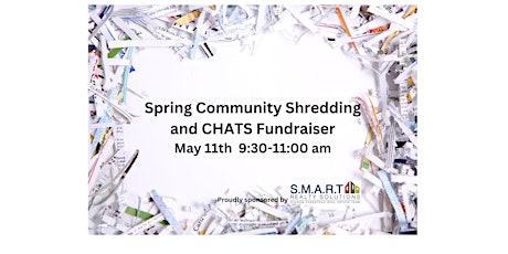 Spring Community Fundraiser Shredding Event