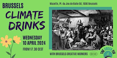 Primaire afbeelding van Brussels Climate Drinks - Networking (but weirder)