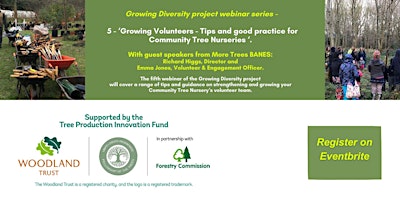 Hauptbild für Growing Volunteers - Tips and good practice for Community Tree Nurseries