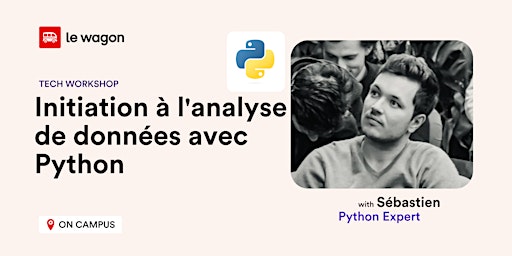 Primaire afbeelding van Night Tech - Initiation à l'analyse de données avec Python